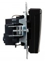 Розетка BRITE РСбш10-3-БрЧ 16А IP20 с заземл. защ. шторки с крышкой черн. IEK BR-R16-16-K02 BR-R16-16-K02