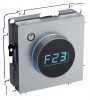 Термостат электронный с индикацией BRITE СП IP20 ТС10-1-БрС сталь IEK BR-RT11-K46 BR-RT11-K46
