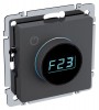 Термостат электронный с индикацией BRITE СП IP20 ТС10-1-БрГ графит IEK BR-RT11-K53 BR-RT11-K53