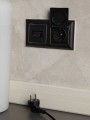 Рамка 2-м BRITE РУ-2-Бр хром/черн. IEK BR-M22-12-2-K23 BR-M22-12-2-K23