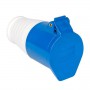 Розетка кабельная 16А 220В 2P+E IP44 EKF (213) ps-213-16-220 ps-213-16-220