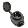 Розетка настенная 16А IP44 230В 2P+PE с защ. крышкой каучук Basic EKF RPS-014-16-230-44 RPS-014-16-230-44