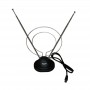 Антенна ТВ комнатная RX-100 телескопич. на подставке с кольцом VHF; UHF 47-860MHz REXANT 34-0100 34-0100