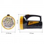 Фонарь-прожектор аккумуляторный TSP19 19 + 18LED аккум. 4В 2А.ч ЗУ 220В (картон. упак.) Трофи C0045552/Б0008436 C0045552