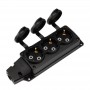 Колодка удлинителя 3-м с заземл. 16А IP54 влагозащ. с защ. крышкой COMPACT каучук черн. Rexant 111-223 111-223