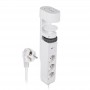 Удлинитель 3х1.5м на струбцине с заземл. с выкл. 3 USB выхода (2А+1С) IP20 ПВС 3х1 ETD-03U-150-wh (3х1.5) бел. JAZZway 5059535 5059535