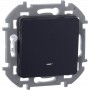 Механизм переключателя 1-кл. Inspiria 10А IP20 250В 10AX с подсветкой / индикацией антрацит Leg 673663 673663
