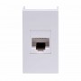 Розетка компьютерная 1-м 1мод. Viva RJ45 кат.5E бел. DKC 45038 45038