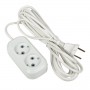 Удлинитель 2х2м без заземл. 10А IP20 Эксперт 2.2кВт ПВС 2х0.75 PROxima EKF UBA10-275-2-02 UBA10-275-2-02