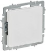 Заглушка BRITE МЗ10-БрАБ с суппортом механизм арктич. бел. IEK BR-PL10-K91 BR-PL10-K91