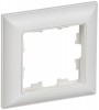 Рамка 1-м BRITE РУ-1-БрАБ арктич. бел./бел. IEK BR-M12-12-K91 BR-M12-12-K91
