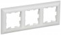 Рамка 3-м BRITE РУ-3-БрАБ арктич. бел./бел. IEK BR-M32-12-K91 BR-M32-12-K91