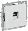 Розетка компьютерная СП BRITE РК11-БрАБ RJ45 кат.6 механизм арктич. бел. IEK BR-K10-2-K91 BR-K10-2-K91