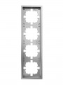 Рамка 4-мест. горизонт. ZIMA сер. матов. LEZARD 704-7400-149 704-7400-149