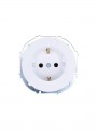 Розетка 1-м OSEN IP20 с заземл. ПБТ бел. LEZARD 743-0288-122B 743-0288-122B