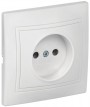 Розетка 1-м СП Кварта 10А IP20 без заземл. бел. ИЭК ERK13-K01-10-DM ERK13-K01-10-DM