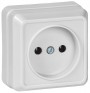 Розетка 1-м ОП Октава 10А IP20 без заземл. бел. ИЭК ERO10-K01-10-DC ERO10-K01-10-DC
