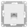 Механизм розетки компьютерной Atlas Design RJ45 бел. SchE ATN000183 ATN000183