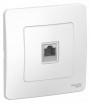 Розетка компьютерная 1-м СП Blanca RJ45 кат.5E бел. SE BLNIS045001 BLNIS045001