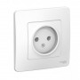 Розетка 1-м СП Blanca 16А IP20 250В без заземл. без защ. шторок бел. SE BLNRS000011 BLNRS000011