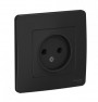 Розетка 1-м СП Blanca 16А IP20 250В без заземл. без защ. шторок антрацит SE BLNRS000016 BLNRS000016