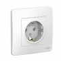 Розетка 1-м СП Blanca 16А IP20 250В с заземл. без защ. шторок бел. SE BLNRS001011 BLNRS001011