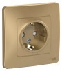 Розетка 1-м СП Blanca 16А IP20 250В с заземл. защ. шторки титан SE BLNRS001114 BLNRS001114