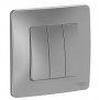 Выключатель 3-кл. СП Blanca 10А IP20 (сх. 1+1+1) 250В алюм. SE BLNVS100503 BLNVS100503