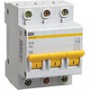 Выключатель автоматический модульный 3п C 63А 4.5кА ВА47-29 ИЭК MVA20-3-063-C MVA20-3-063-C